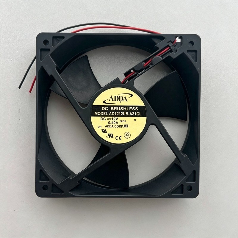 AD1212UB-A31GL For ADDA 12025 12CM 12V 0.40A 2-Wire High Airflow Cooling Fan
