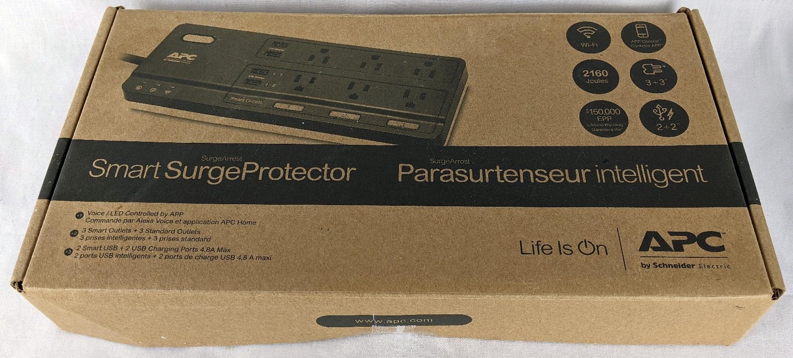 NEW APC SurgeArrest Smart Surge Protector Voice/LED Controlled by App  PH6U4X32