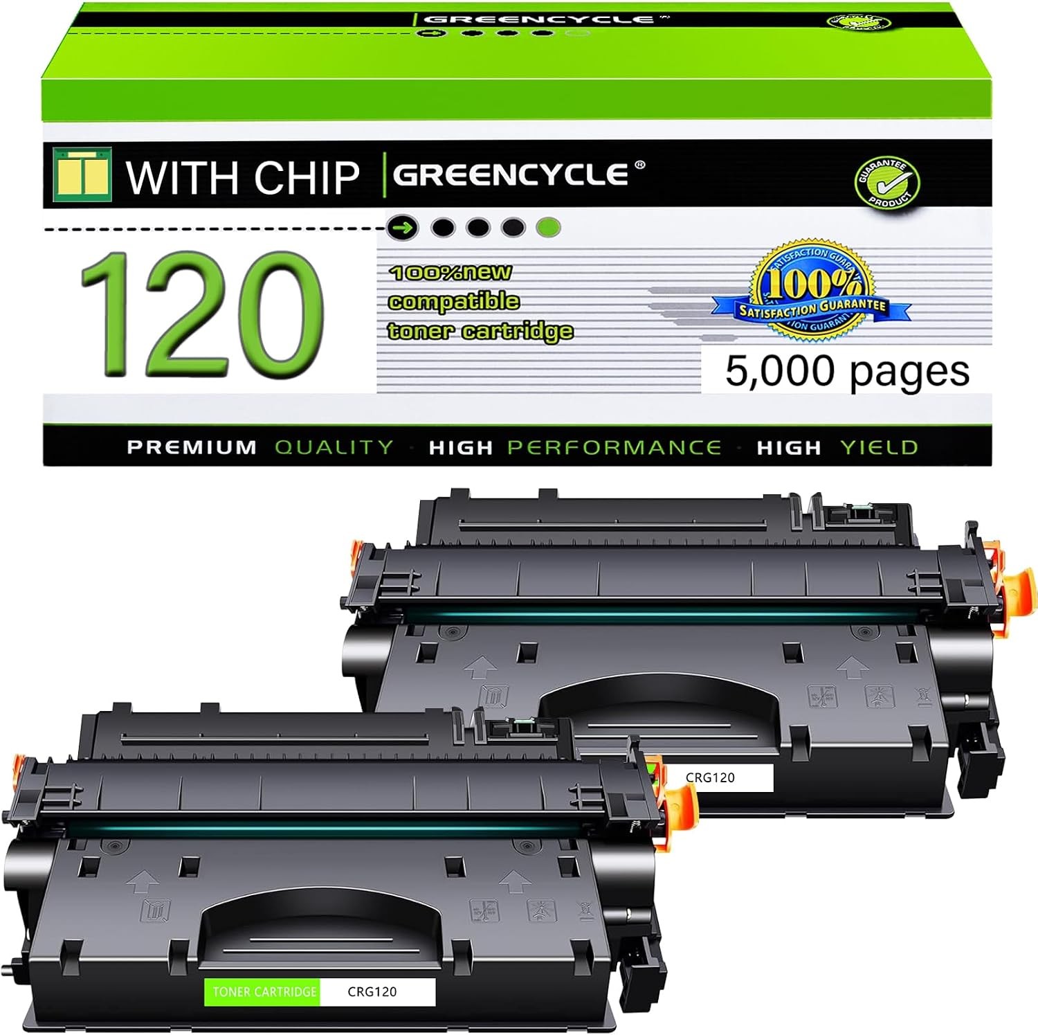 2PK CRG-120 CRG120 120 Toner Fits for Canon ImageClass MF417dw MF6680DN MF6780DW
