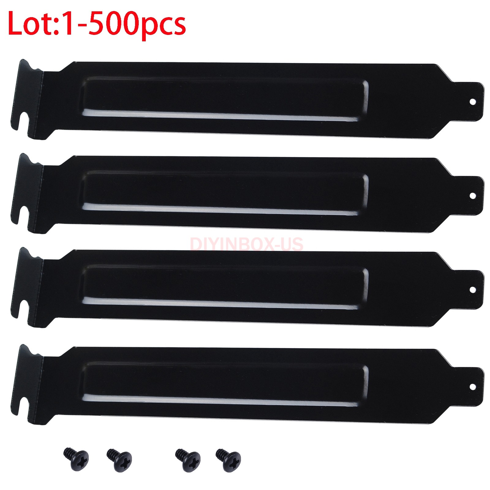 Lot Computer Case Rear Slot PCI Dust Bracket Blank Filler Slot Cover Hard Steel