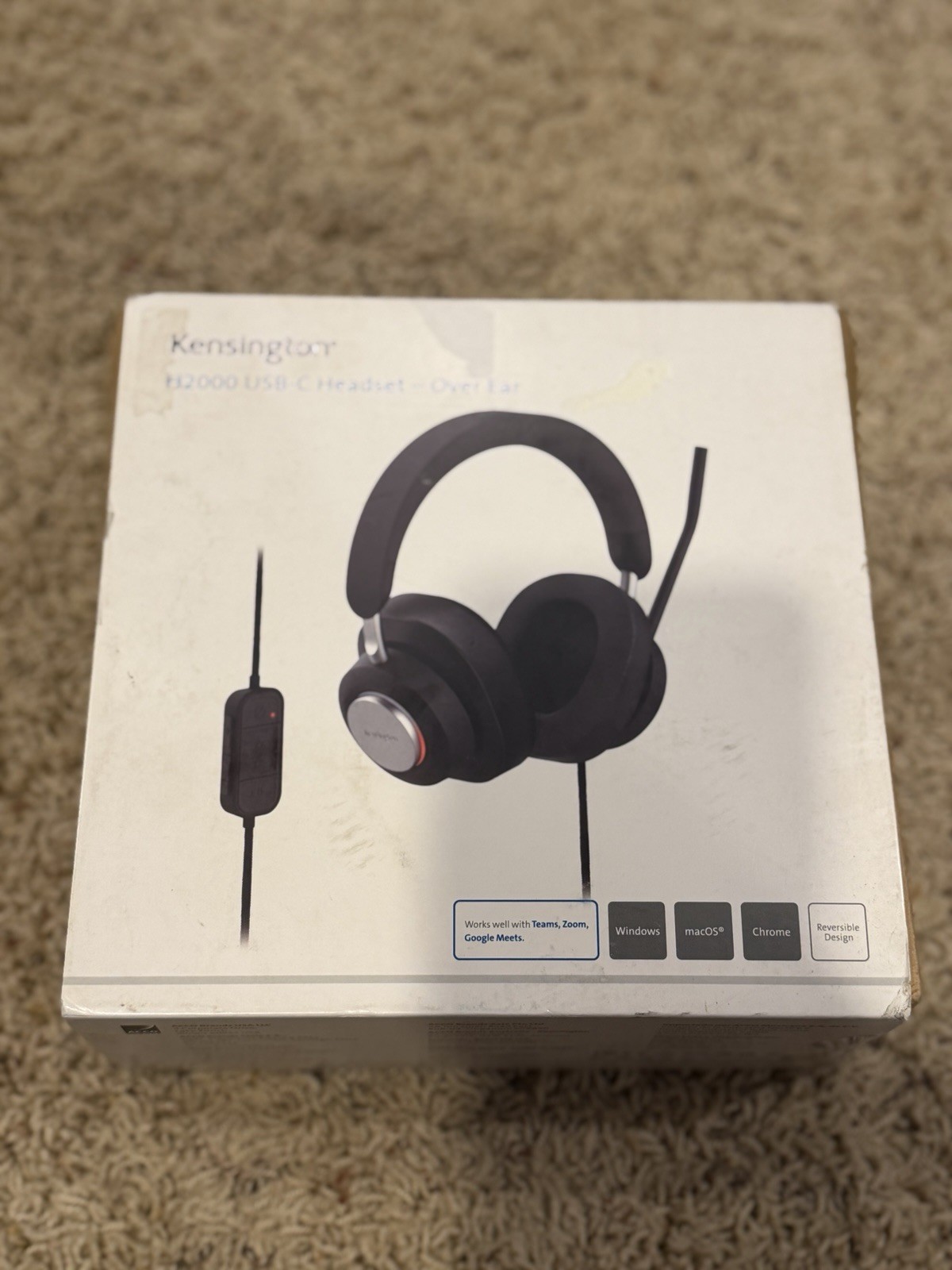 Kensington H2000 USB-C Headset / Noise Cancellation