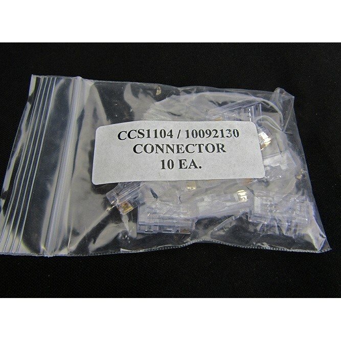 LOT OF 10 - CAT 5E MODULAR CONN RJ45-FMT-P5E-10092130-10PAK