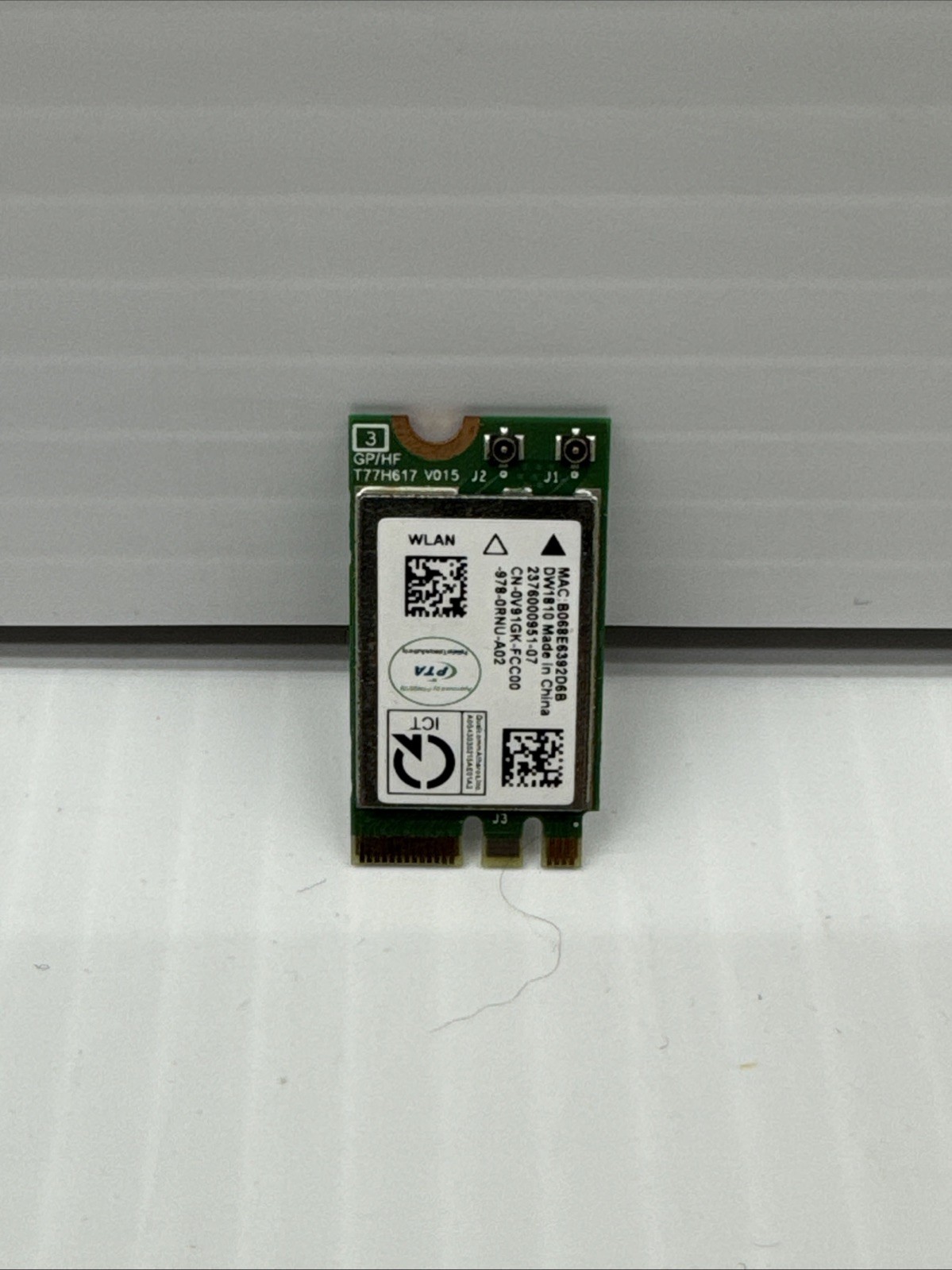 Qualcomm Atheros QCNFA335 WiFi 802.11 a/g/n + Bluetooth 4.0 CN-0JY0YN