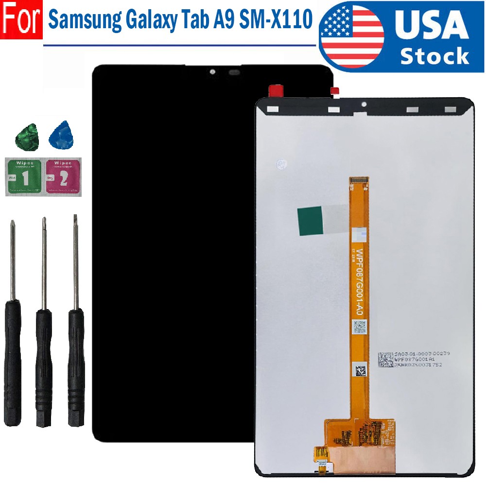 New For Samsung Galaxy Tab A9 SM-X110 SM-X115 LCD Display Touch Screen Digitizer