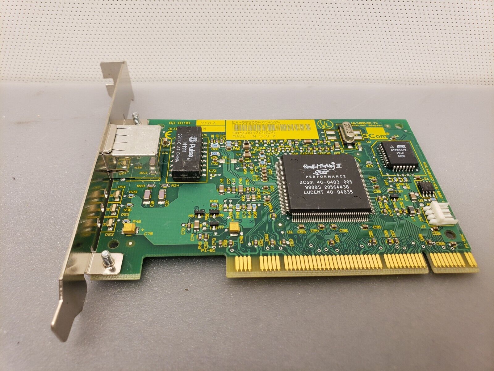Vintage 3Com EtherLink XL 3C905B-TX-M PCI Fast Ethernet Network Card Tested
