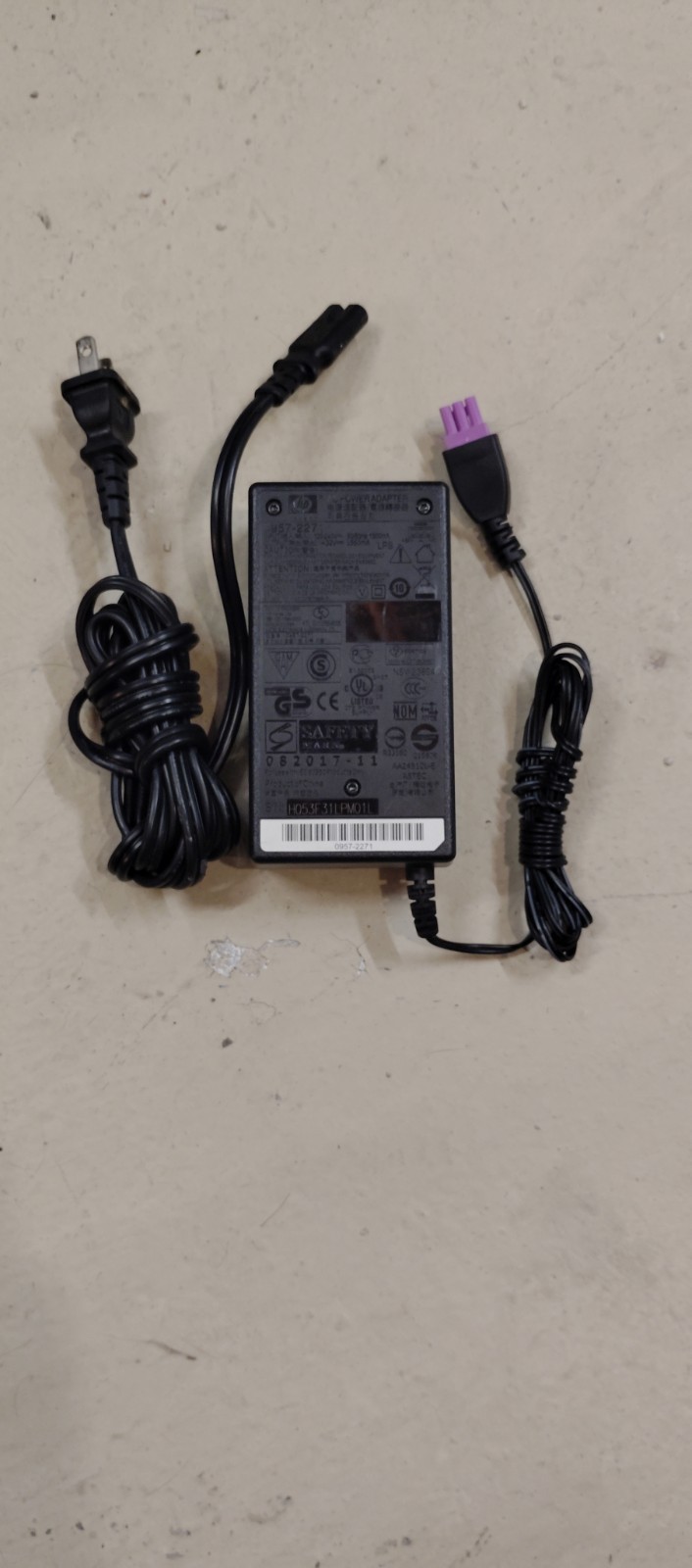 Genuine  HP 0957-2271 AC Adapter Power Supply Adapter With Power Cord HH13 OEM