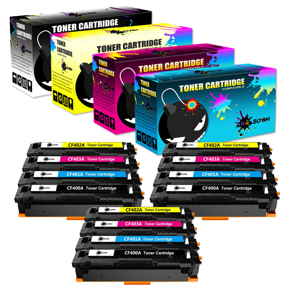 12 Toner replace for HP CF400A-3A 201A Color LaserJet Pro MFP M277d M277n