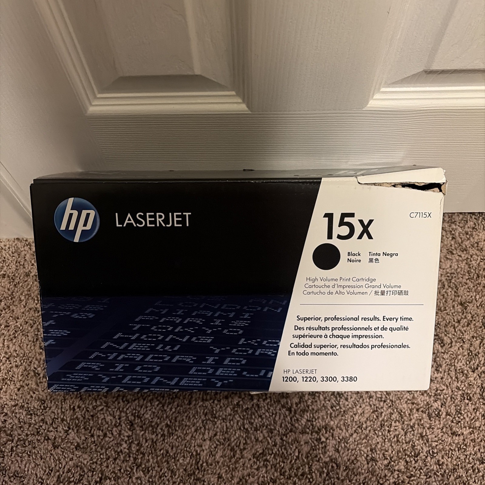 Genuine HP 15X Black LaserJet Toner Cartridge C7115X Original Brand New