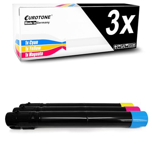 Eurotone 3-Pack Laser Toner Cartridge Compatible With Xerox 06R01514+06R01516