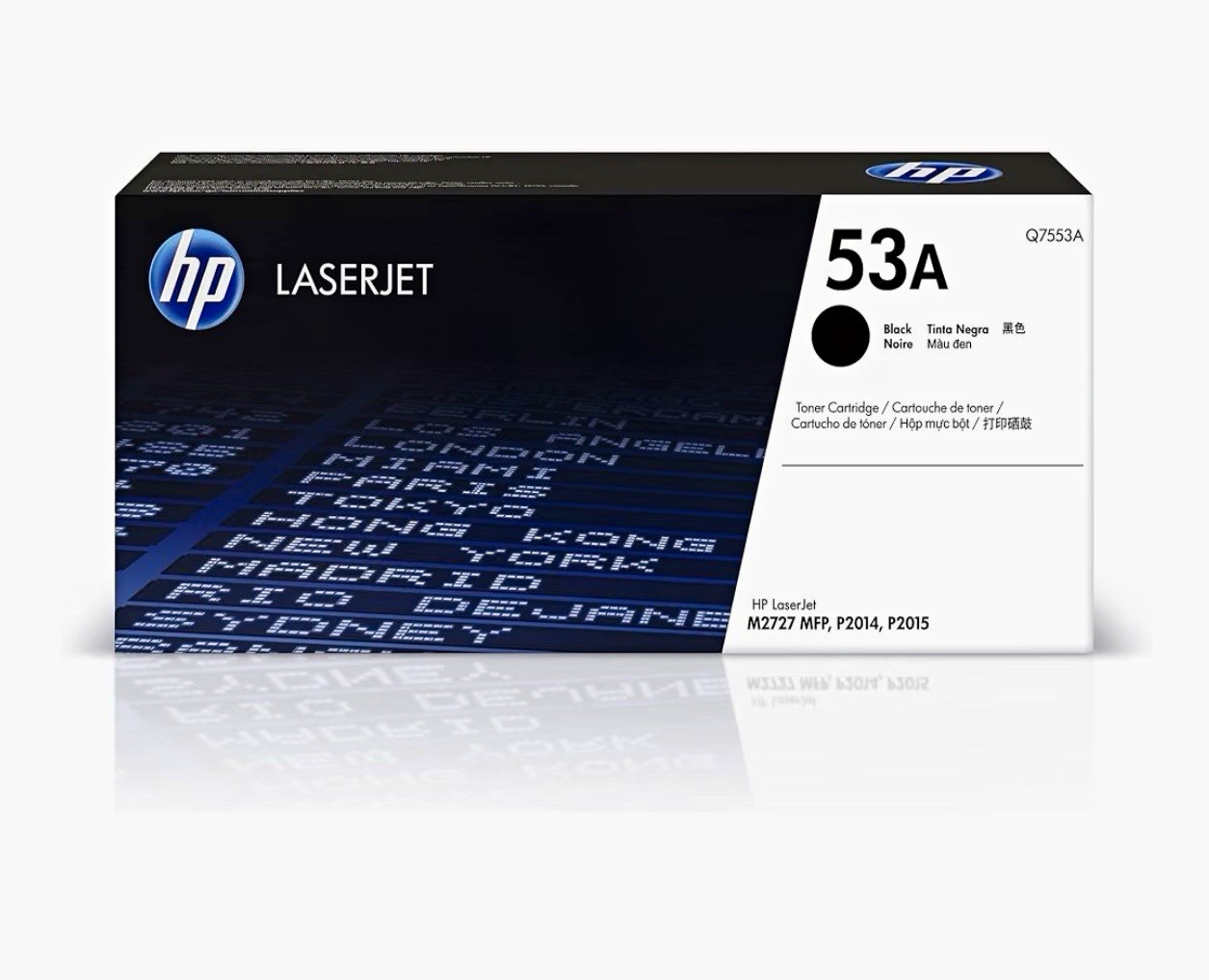 HP 53A Black Laser Toner Cartridge Q7553A for LaserJet P2015/P2015dn/M2727nf