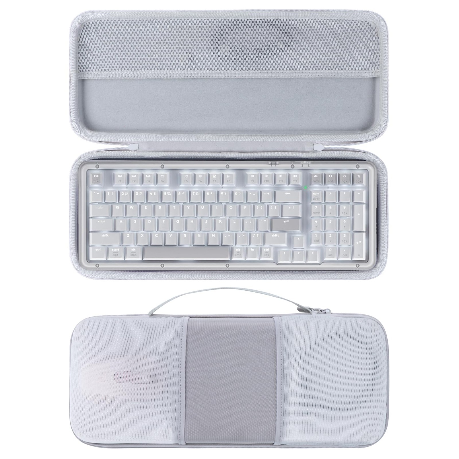 Lebakort Hard Case for Logitech K98M Keyboard Gray