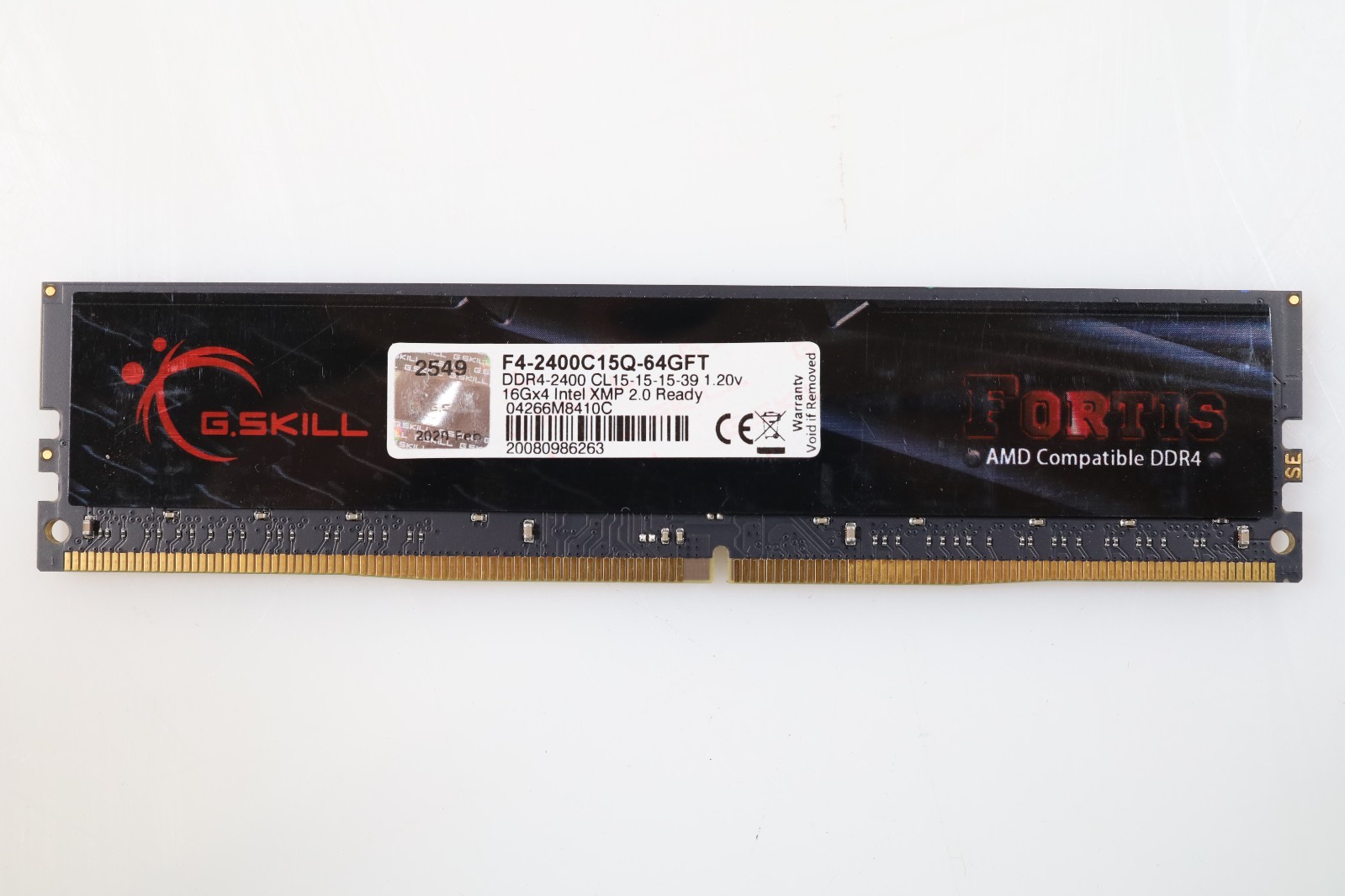 16GB G.SKILL Fortis F4-2400C15Q-64GFT DDR4-2400 Desktop Memory