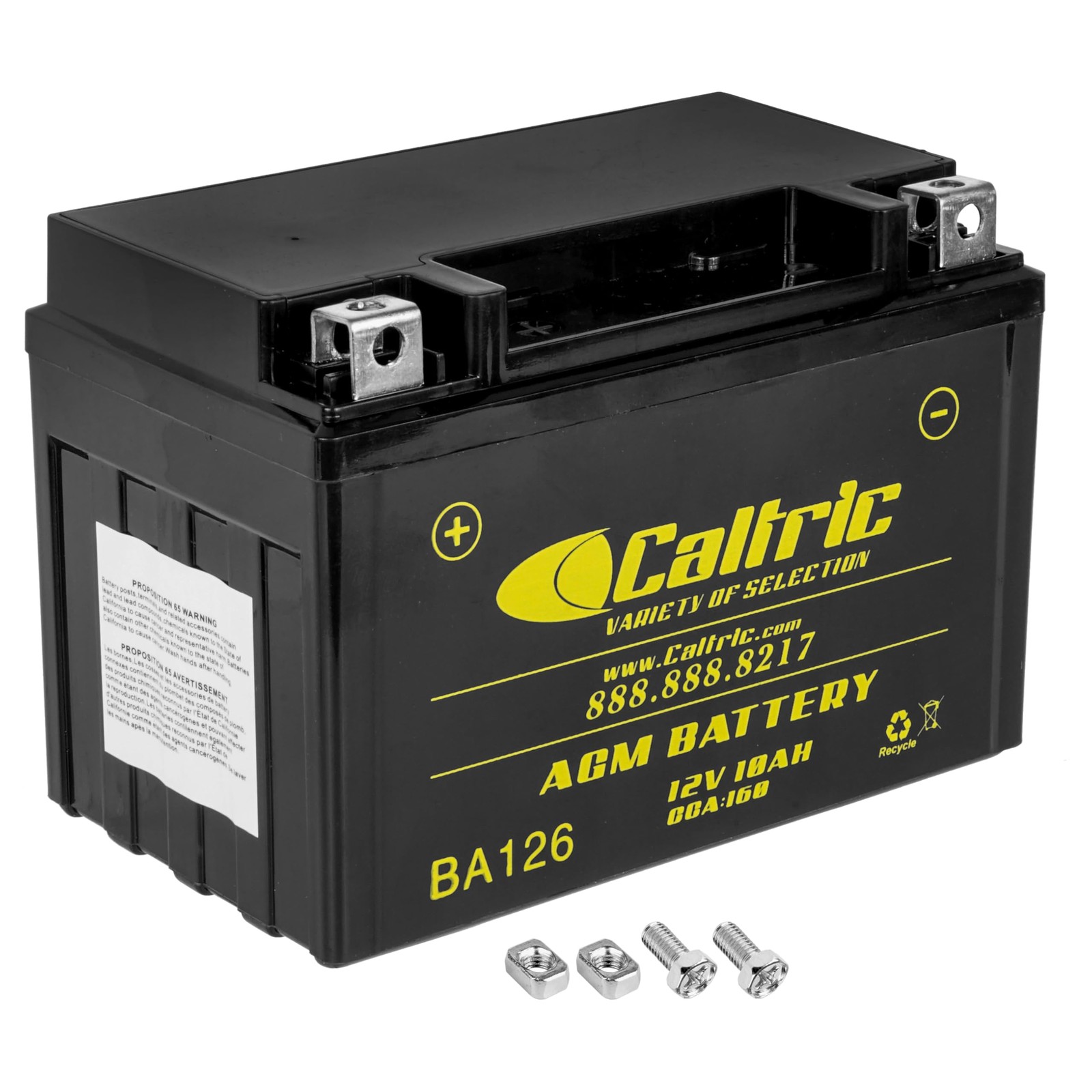 Caltric AGM Battery for Suzuki Gsx1300R Hayabusa 1999-2007