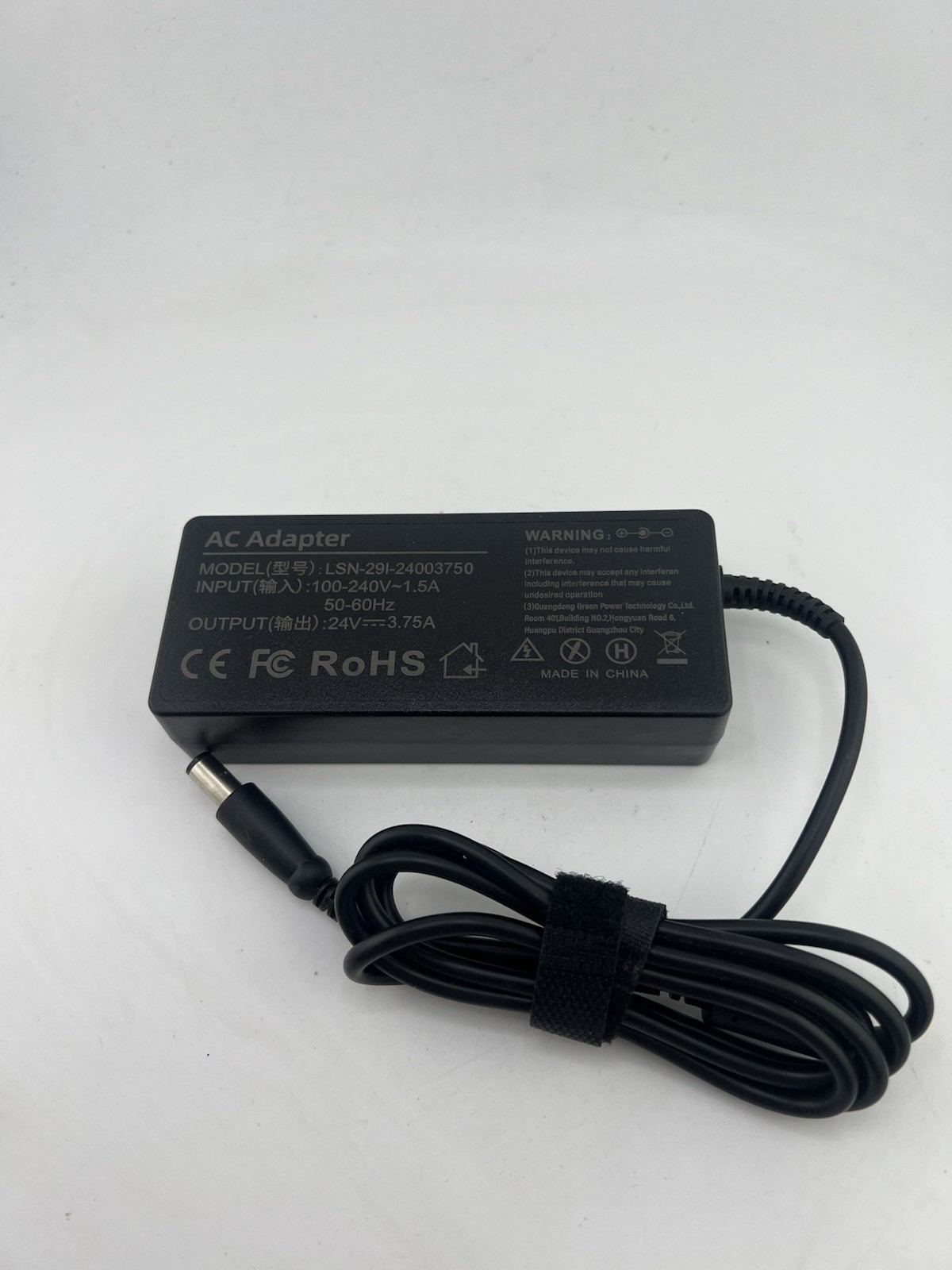 AC Adapter Power Supply LSN-29I-24003750 24V 3.75A No Power Cord