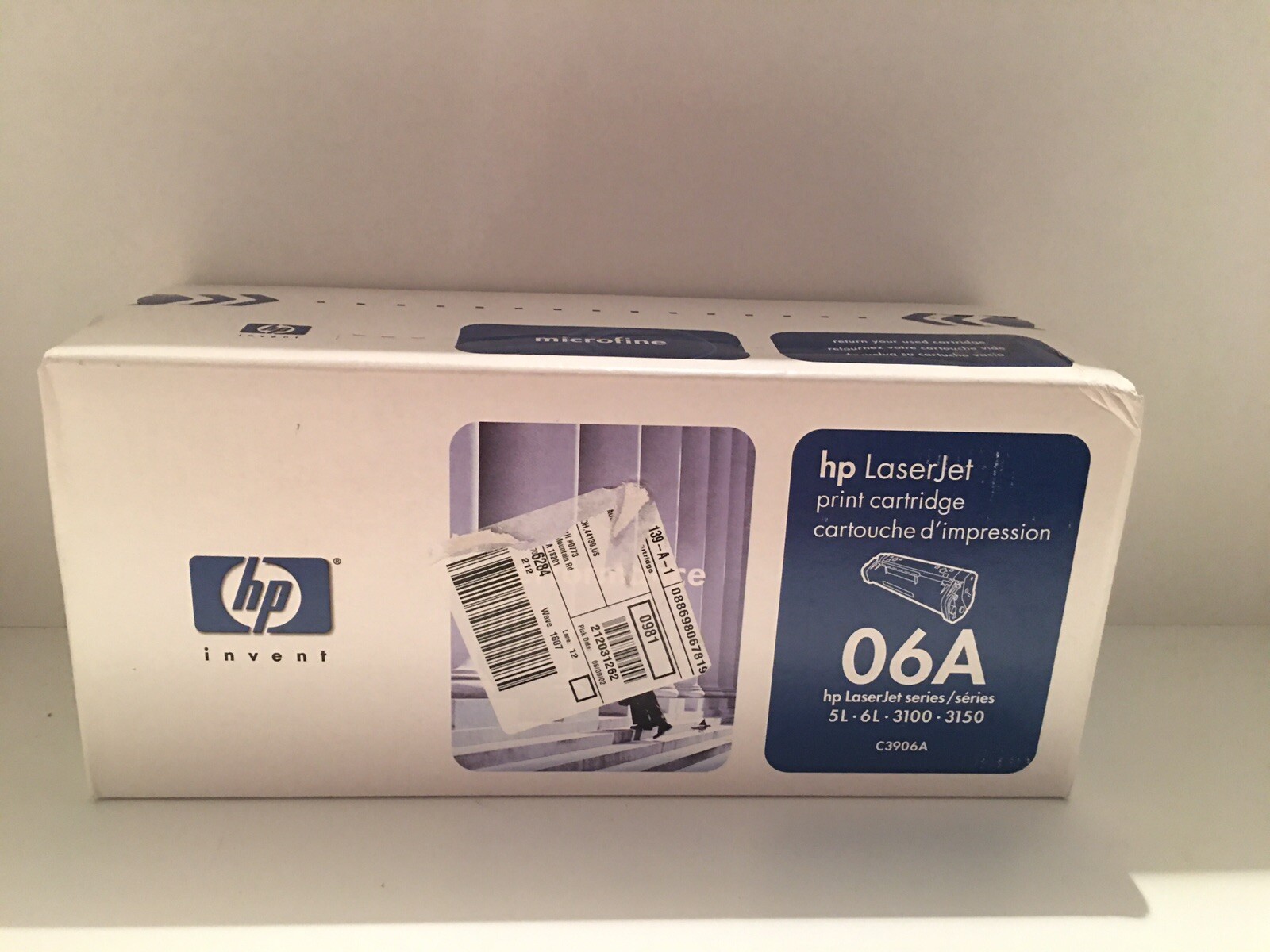 Genuine HP 06A Laserjet Toner Cartridge C3906A. New/Sealed