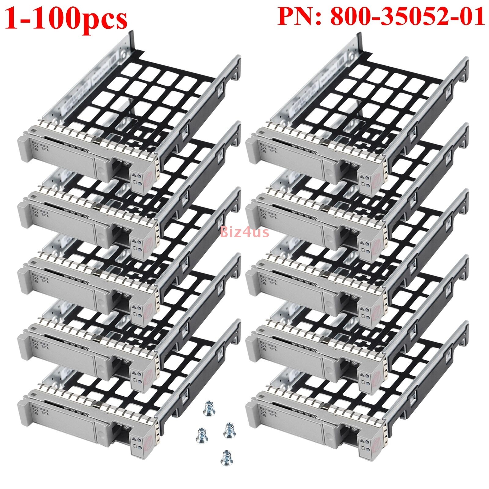 Lot 800-35052-01 CISCO 2.5"HARD DRIVE TRAY CADDY FOR UCS C220 C240 C460 M2 M3 M4