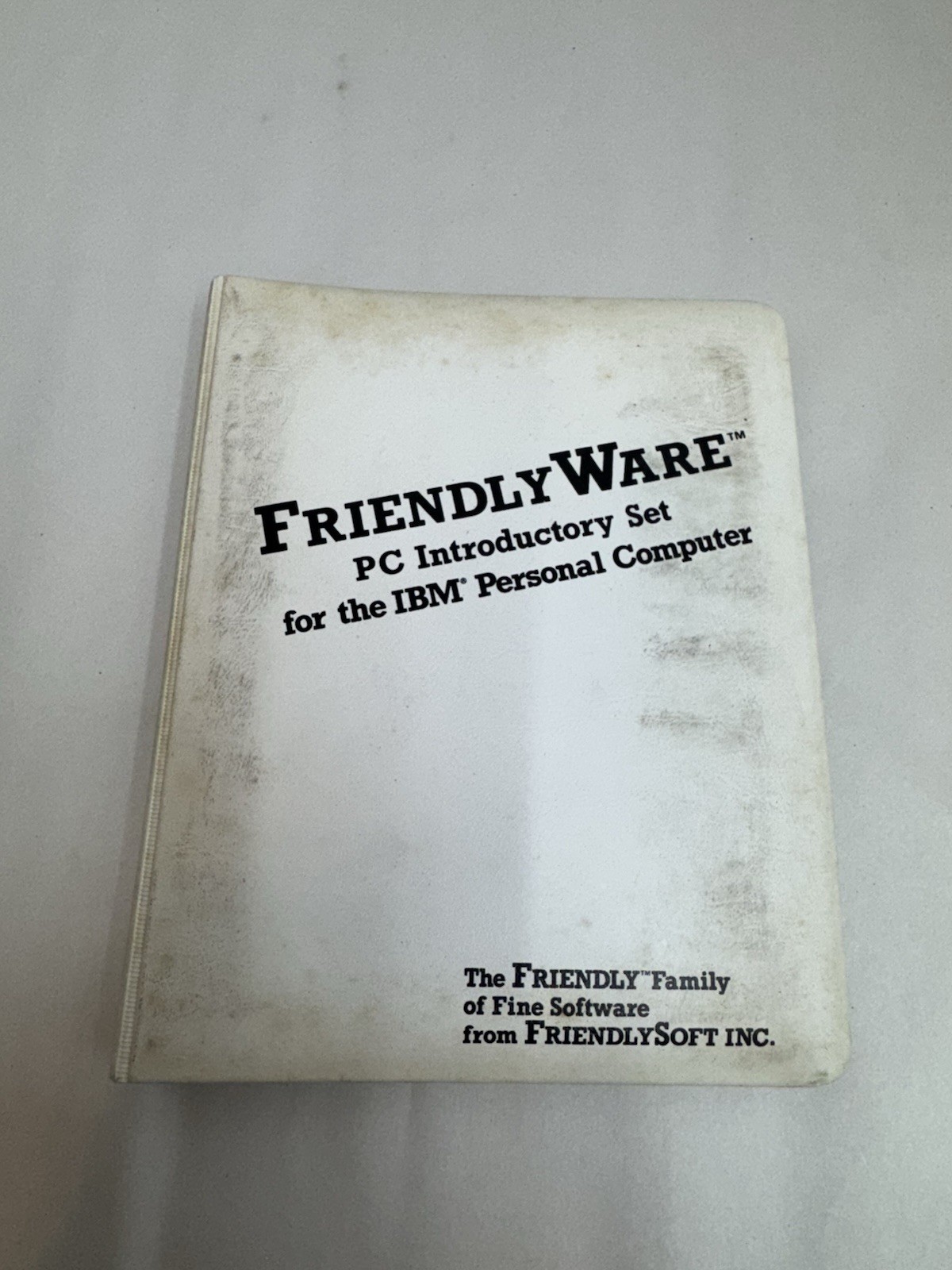 friendly ware pc introductory set ibm personal computer 1982