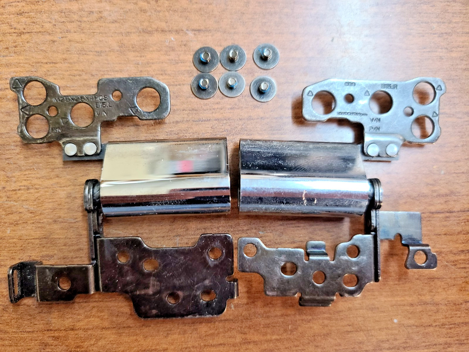 GENUINE HP 15T-AQ200 15-AQ M6-AQ LEFT RIGHT HINGES SCREWS 856795-001 TPN-W119