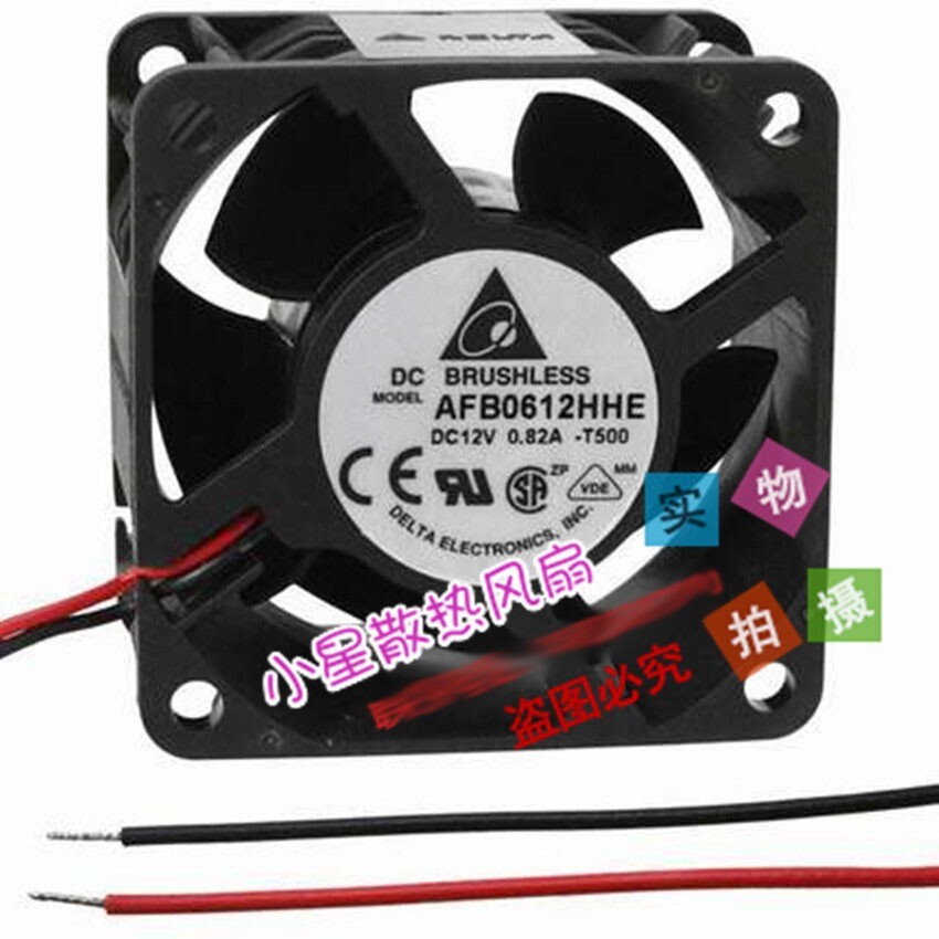 DELTA 6038 6CM AFB0612HHE 12VDC 0.82A large volume cooling fan