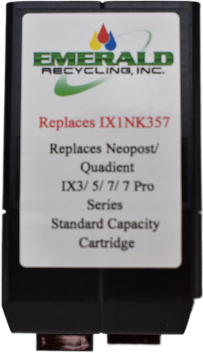 Compatible IXINK357 Quadient Ink Cartridge for the IX3, IX5, IX7 Postage Mailing