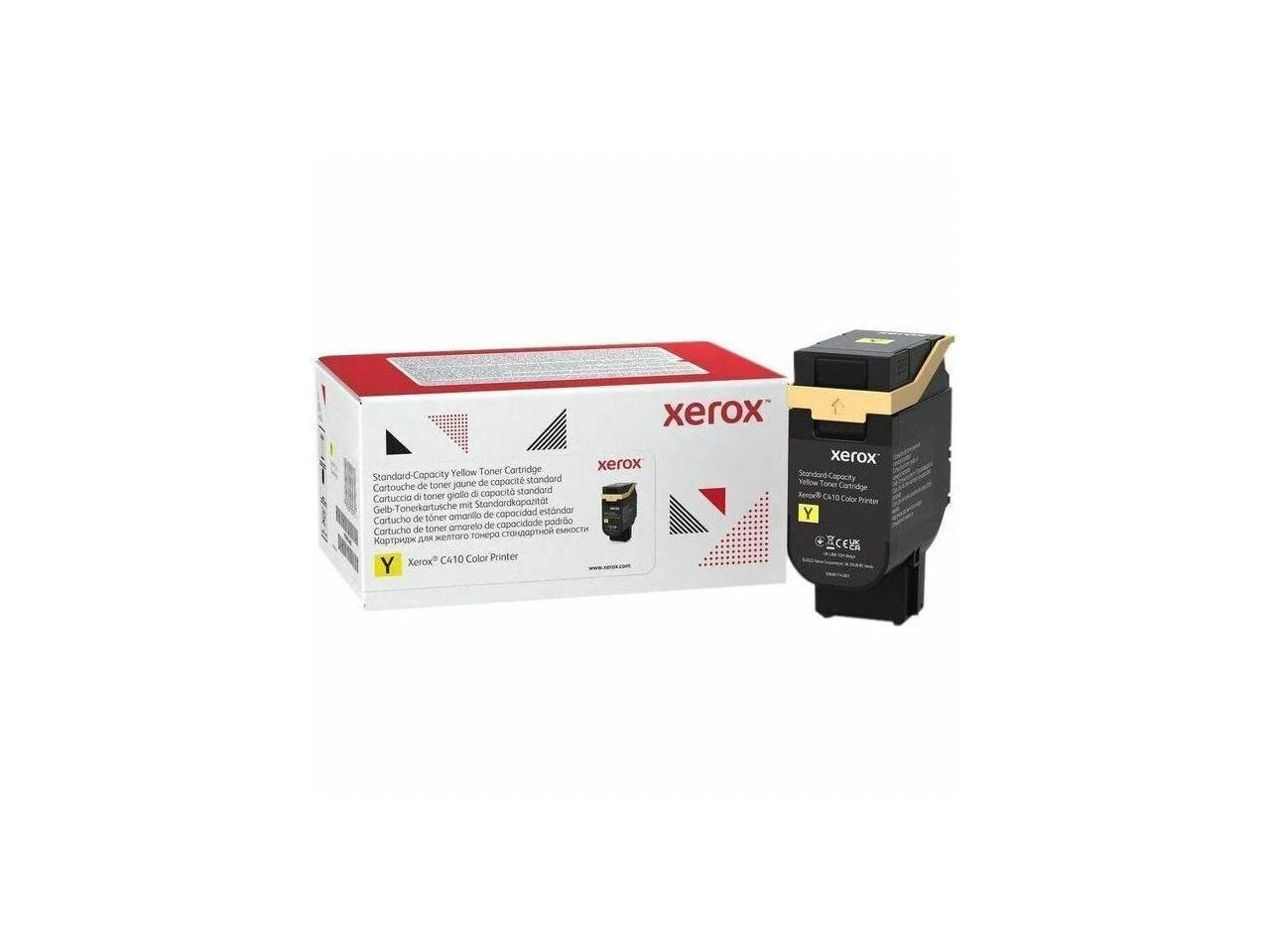 Xerox Original Standard Yield Toner Cartridge Yellow 006R04680 - Sealed OEM Box