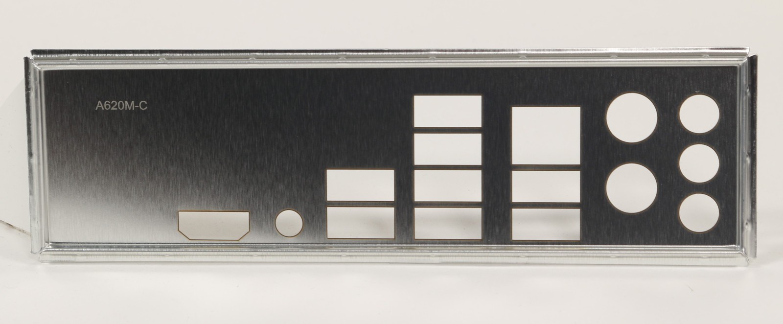 New IO Shield Backplate for ASRock A620M-C Micro ATX Motherboard