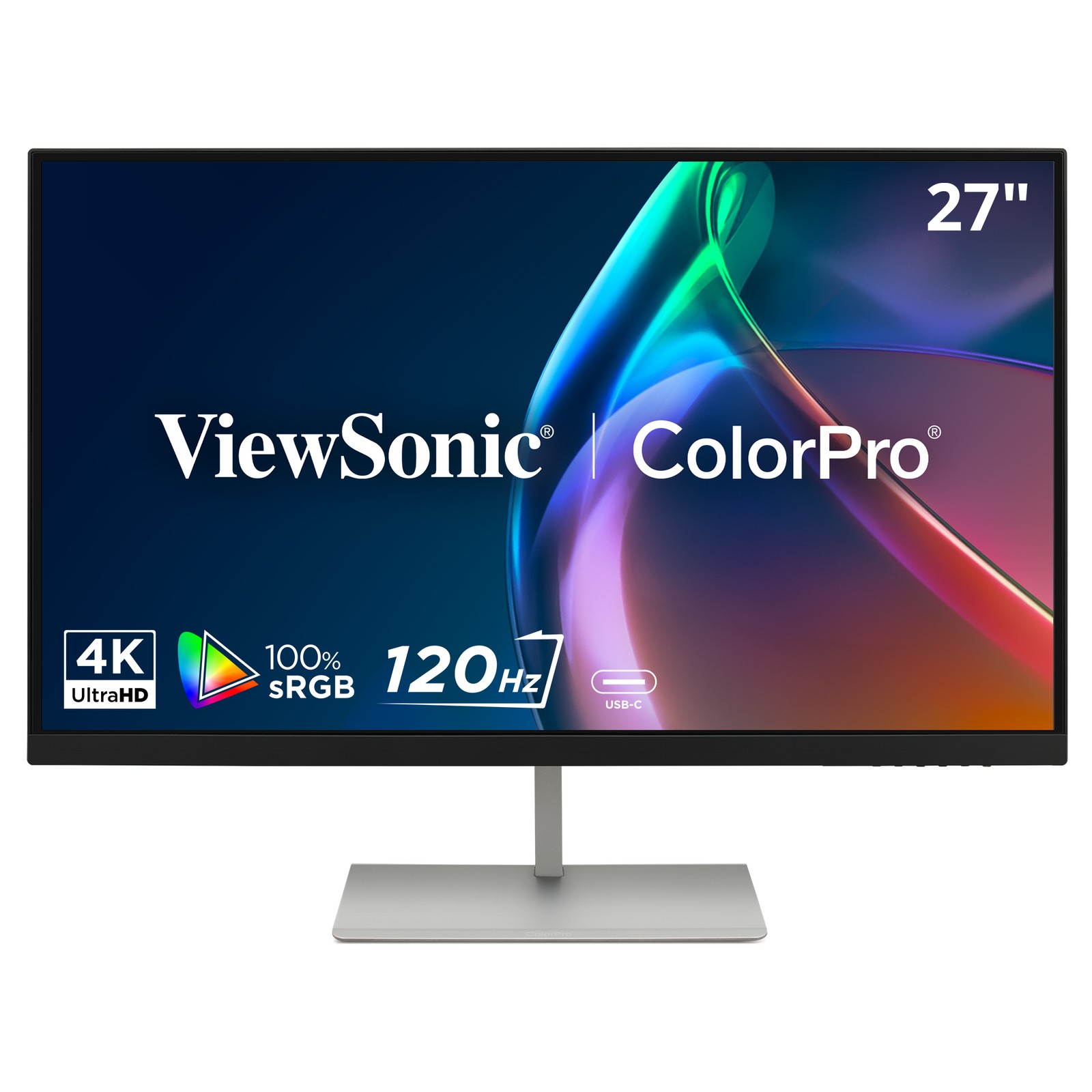ViewSonic VP2766-4K 27 Inch 4K UHD ColorPro Monitor, IPS Display with 90W