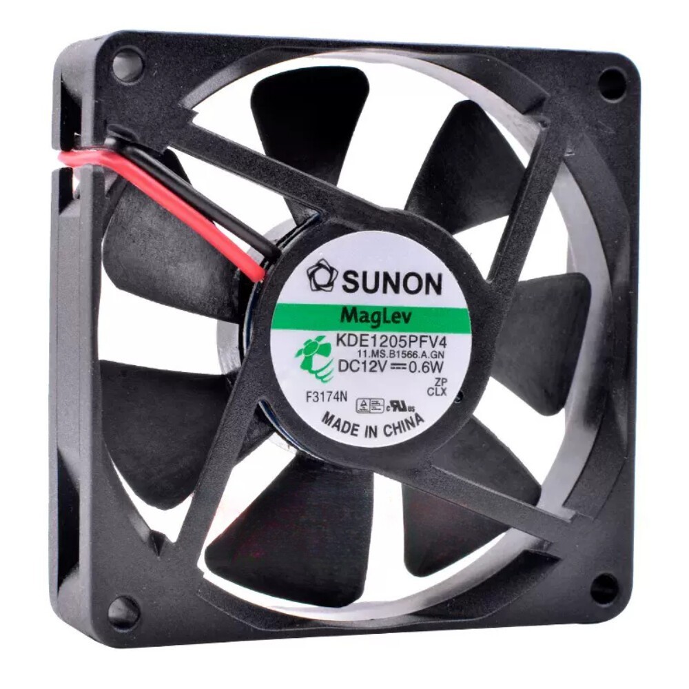 1pc For SUNON KDE1205PFV4 DC12V 0.6W 2 Pin Fan