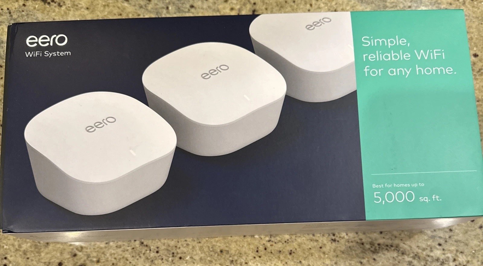 NEW eero Mesh 3rd Gen Wi-Fi Router/Extender 3-Pack White #J010311