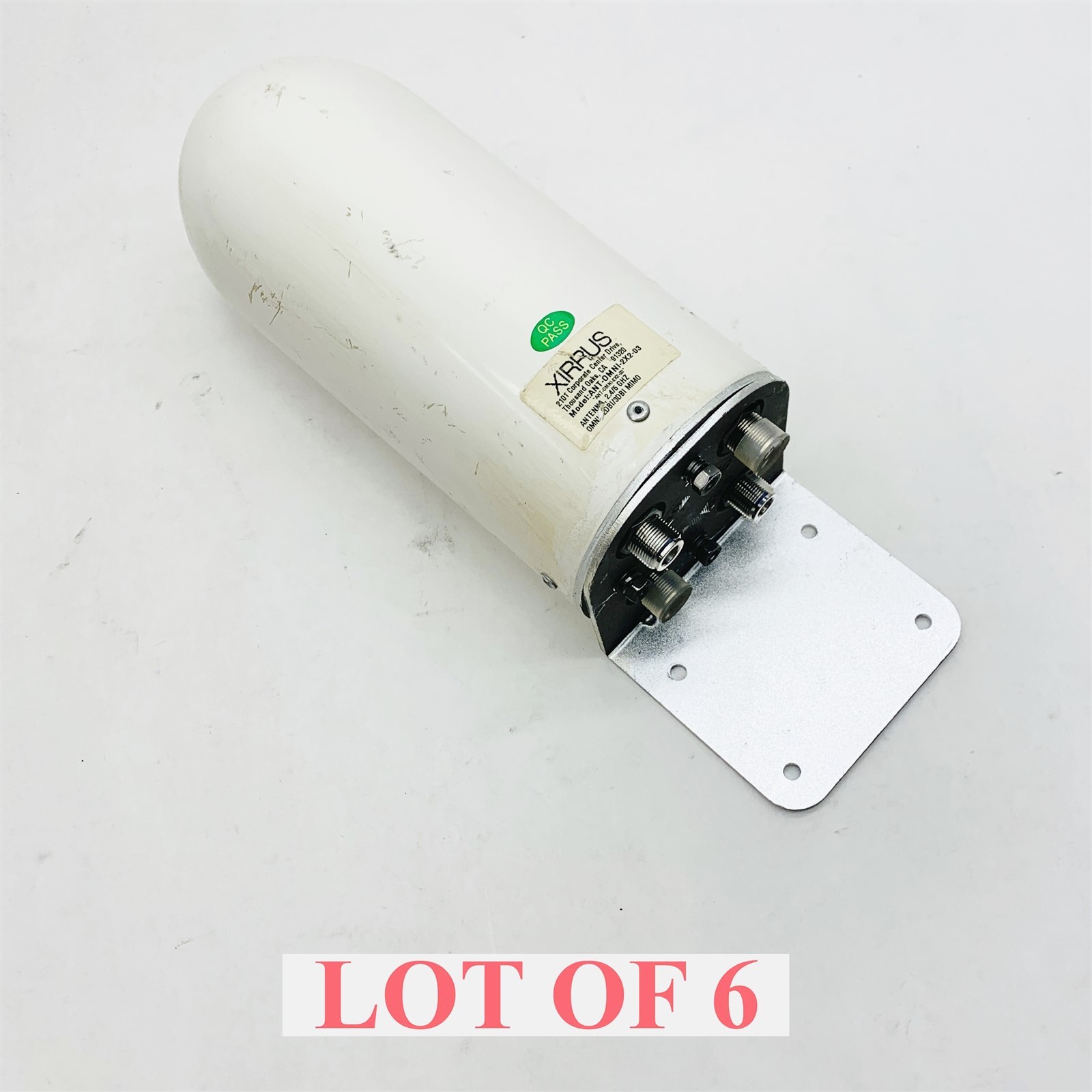 Xirrus ANT-OMNI-2X2-03 2DBI/3DBI MIMO Omni 2.4/5GHz Band (XH2-120) Antenna Lot 6