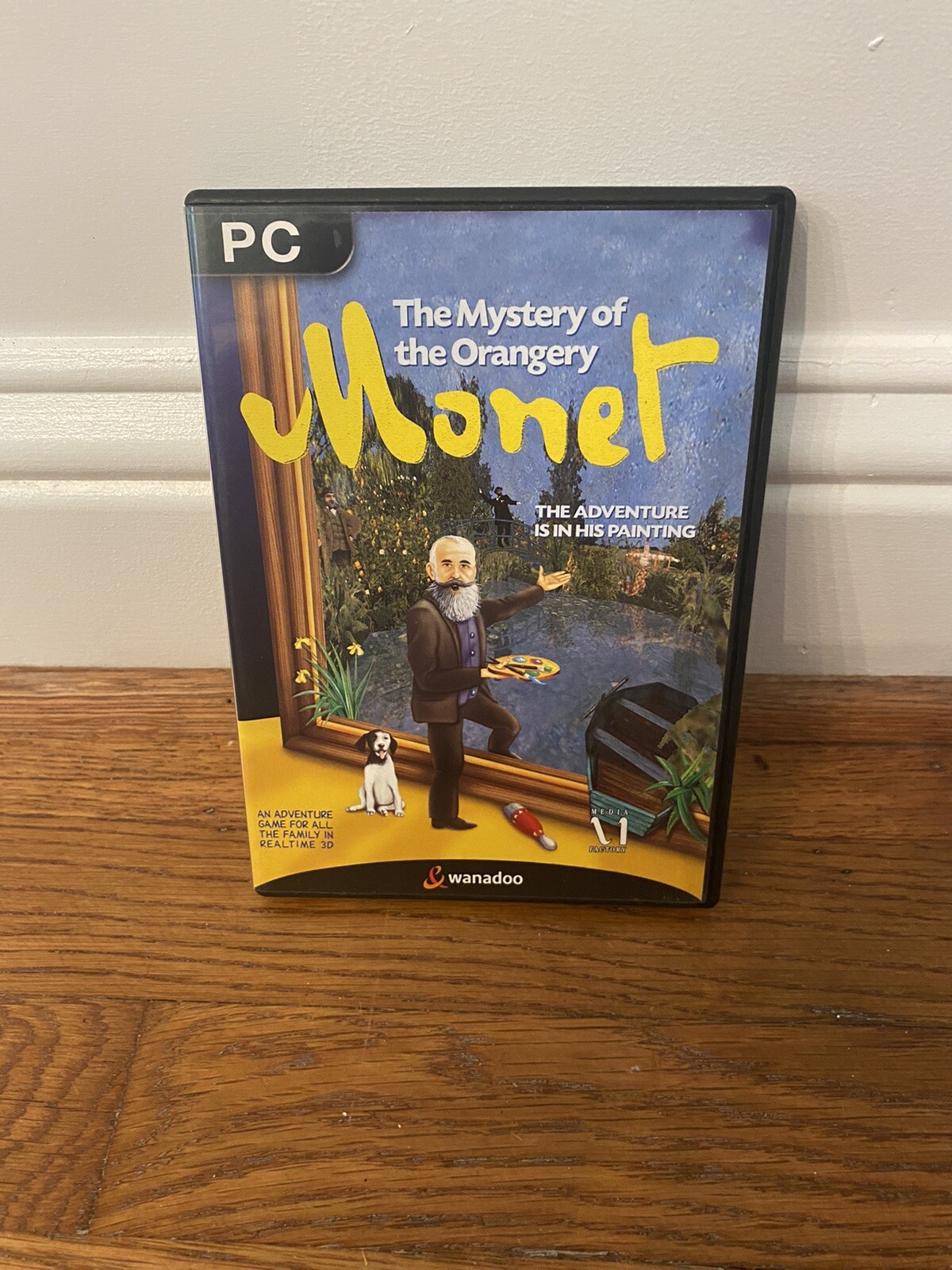 MONET THE MYSTERY OF THE ORANGERY by Wanadoo 2001 PC Game CD-ROM Adventure Rare