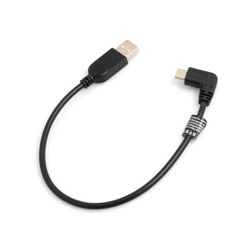 USB 3.1 Type C 90° Right Angle To 2.0 A Charging Cable Adapter 10 5/8in