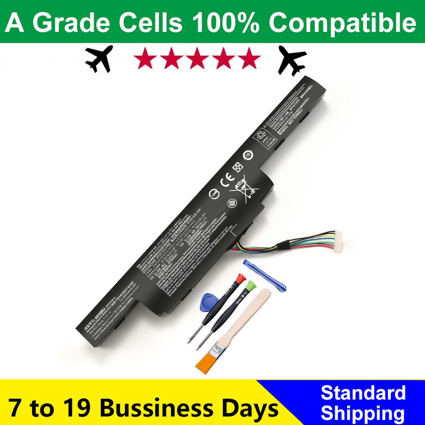 AS16B5J AS16B8J Laptop Battery For Acer Aspire F15 F5-573G E15 E5-575G E5-575G