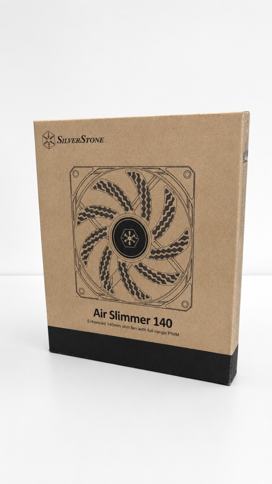 Silverstone SSTAS140B Air Slimmer 140mm Shark Force Slim Fan PWM Control