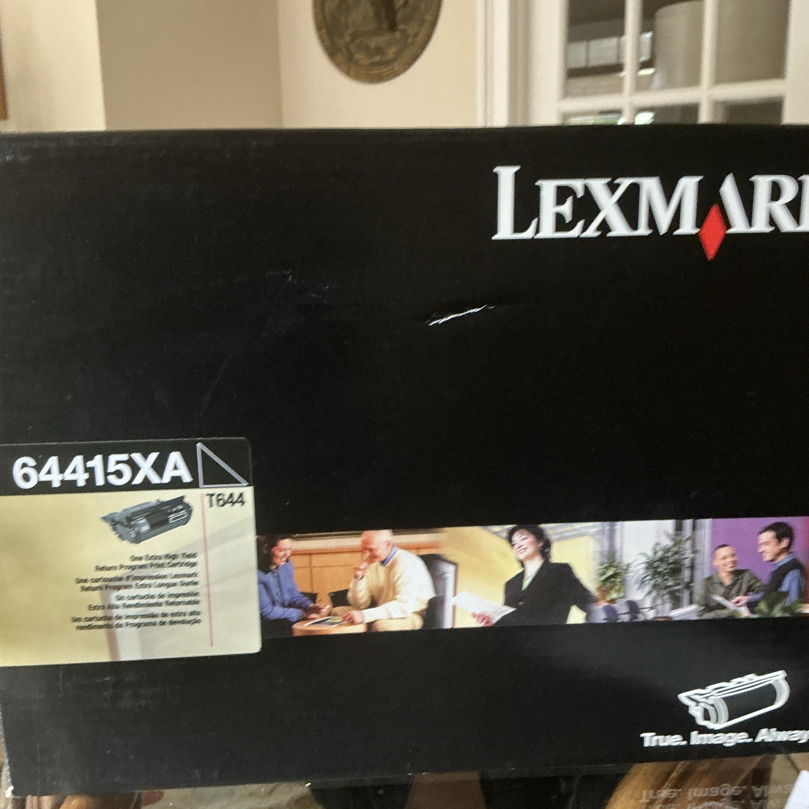 Lexmark Genuine/Original Black Laser Toner Cartridge 64415XA for T644