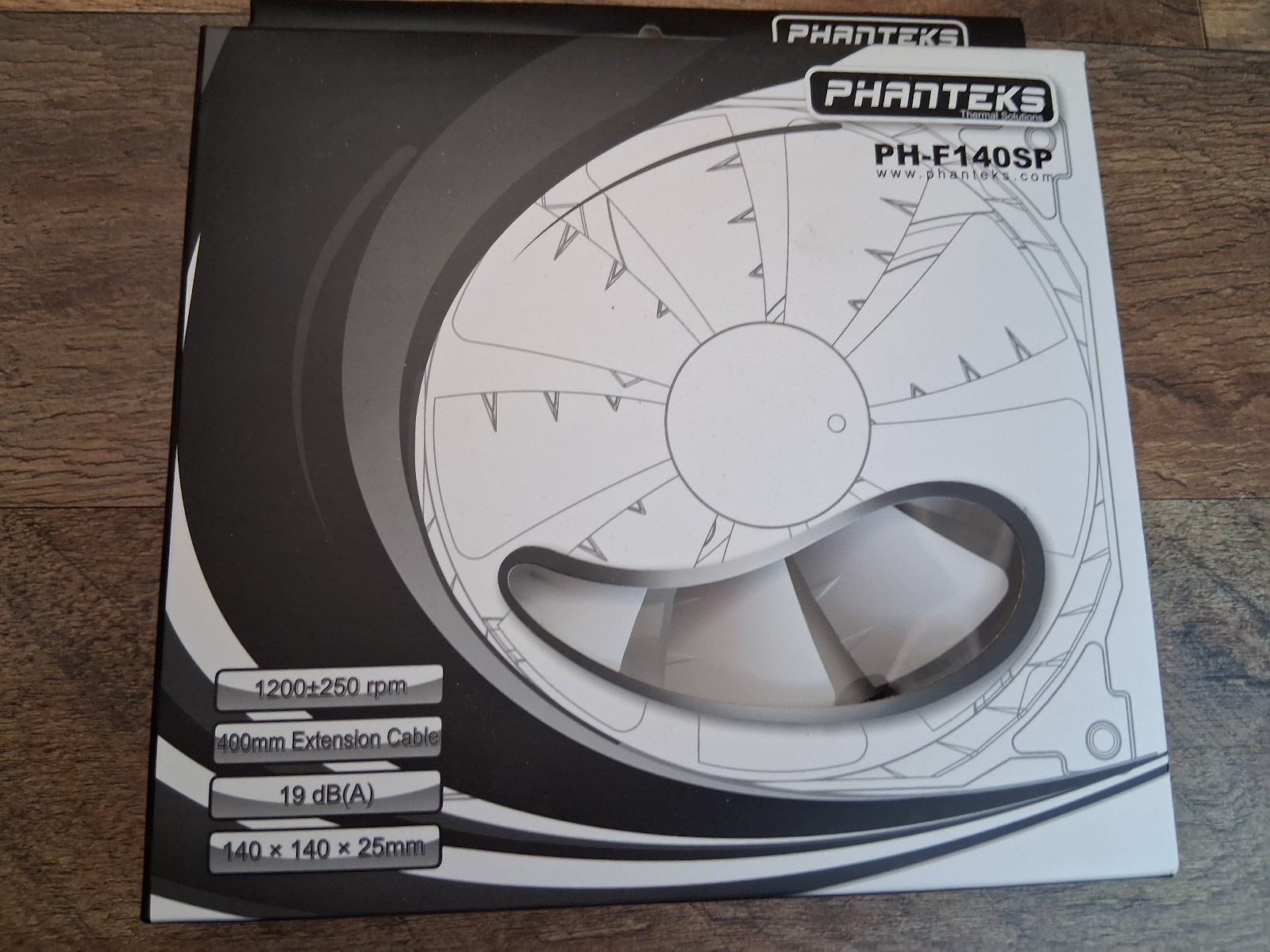Case Fan Phanteks PH-F140SP  New in Box Cooling 140 140 25 MM