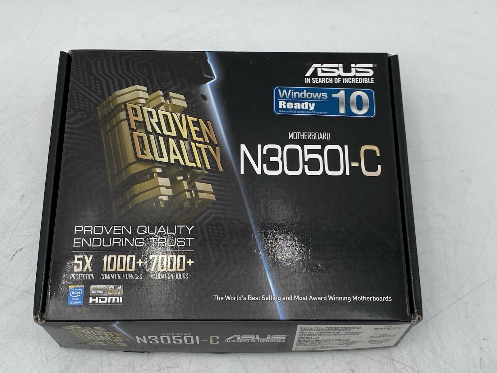 ASUS N3050I-C Motherboard Mini-ITX Intel CeleronDual-Core N3050 2x UDIMM DDR3