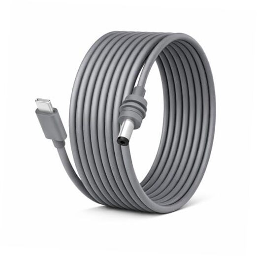 Starlink Mini Cable 6.6FT/2M USB-C to DC Power Cable 18AWG PD 100W Input