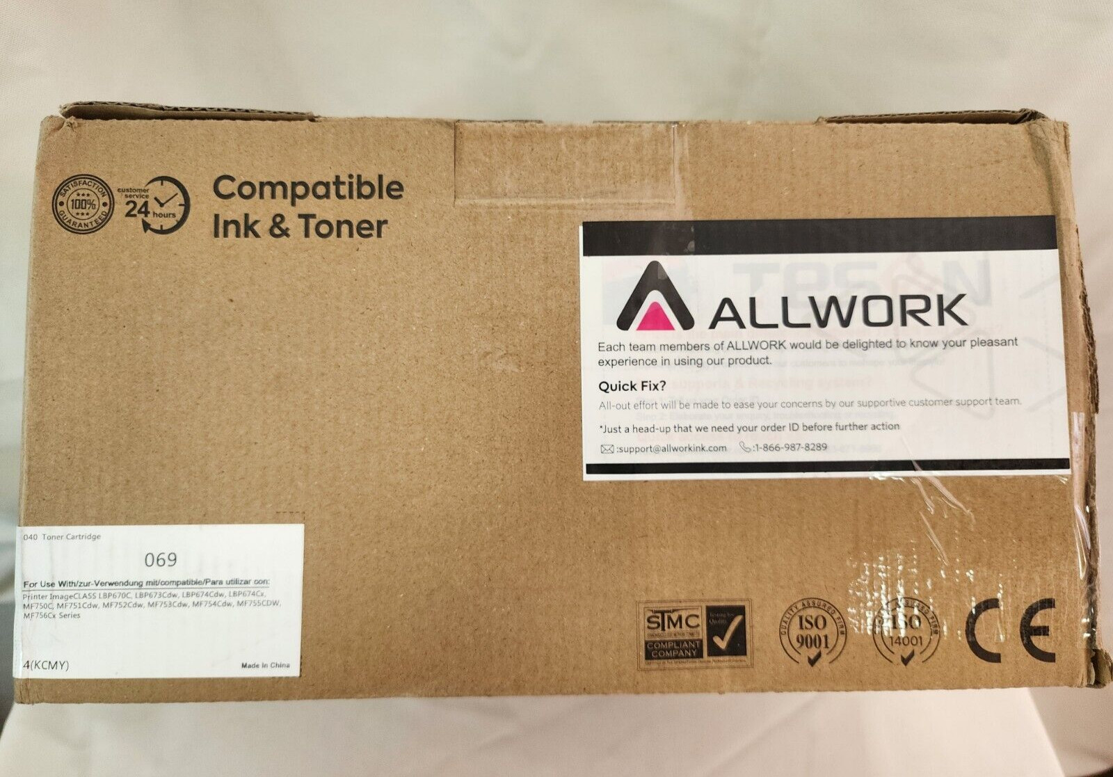 All Work Compatible Ink & Toner Cartridge 069 4-PK (KCYM) MF753Cdw Replacement