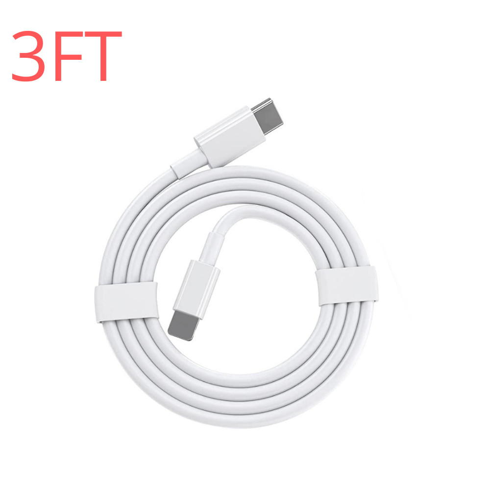 1-100 Lot PD USB Type C to Apple Fast Charger Cable For iPhone 14 13 12 11Pro XR