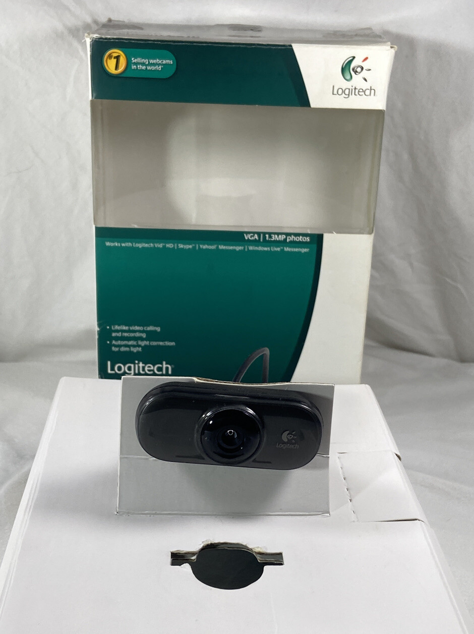Logitech Webcam C210 - For Video Calling That is Simple Enough for Everyone