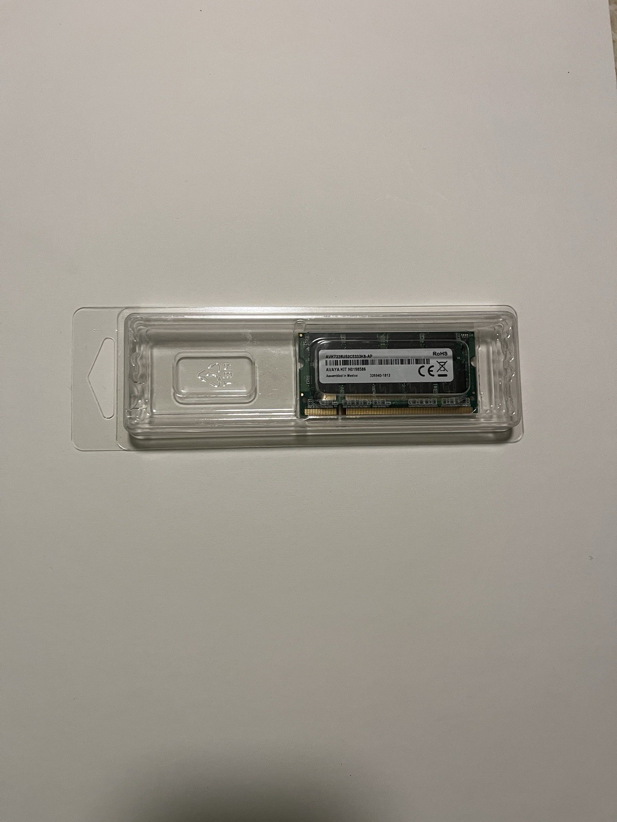 Avaya DDR2 DIMM 1GB PC2-5300 Non-ECC Memory Module AVK128BU52C5333KB-AP