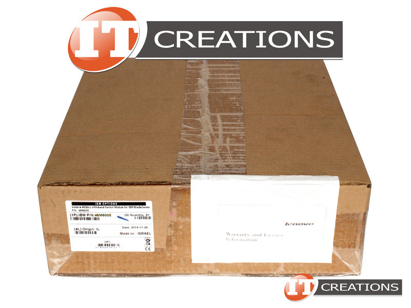 IBM VOLTAIRE 40GB INFINIBAND SWITCH FOR LENOVO BLADECENTER H 46M6005-RETAIL