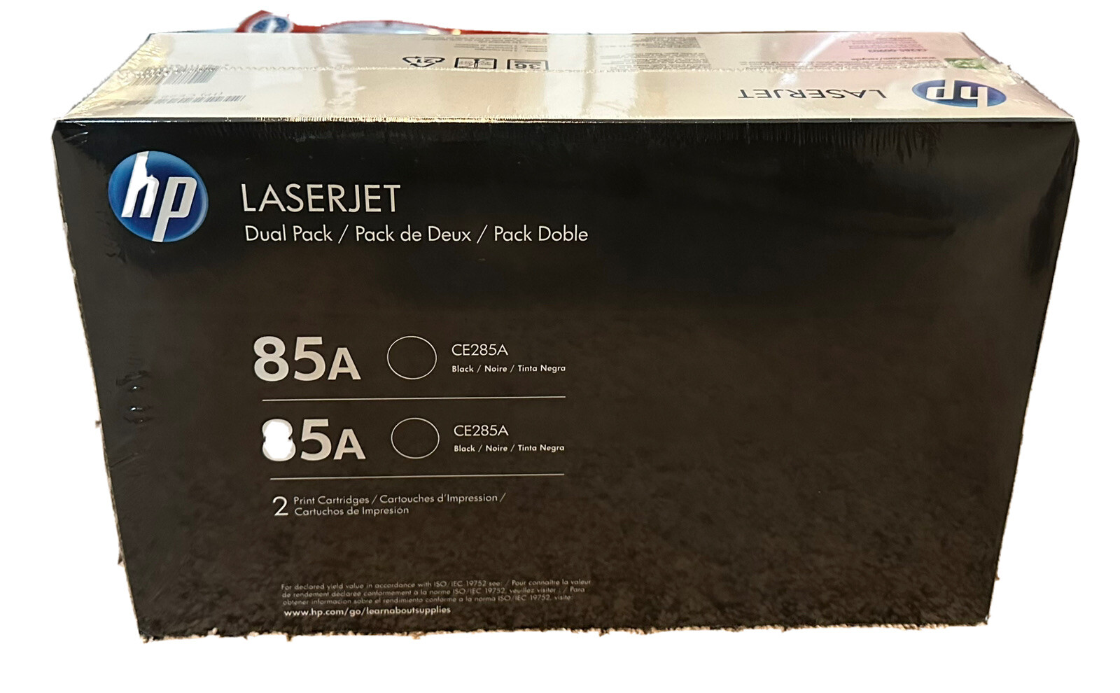HP 85A Black Original Laserjet Toner Cartridge Duel Pack. Direct Fr Officedepot