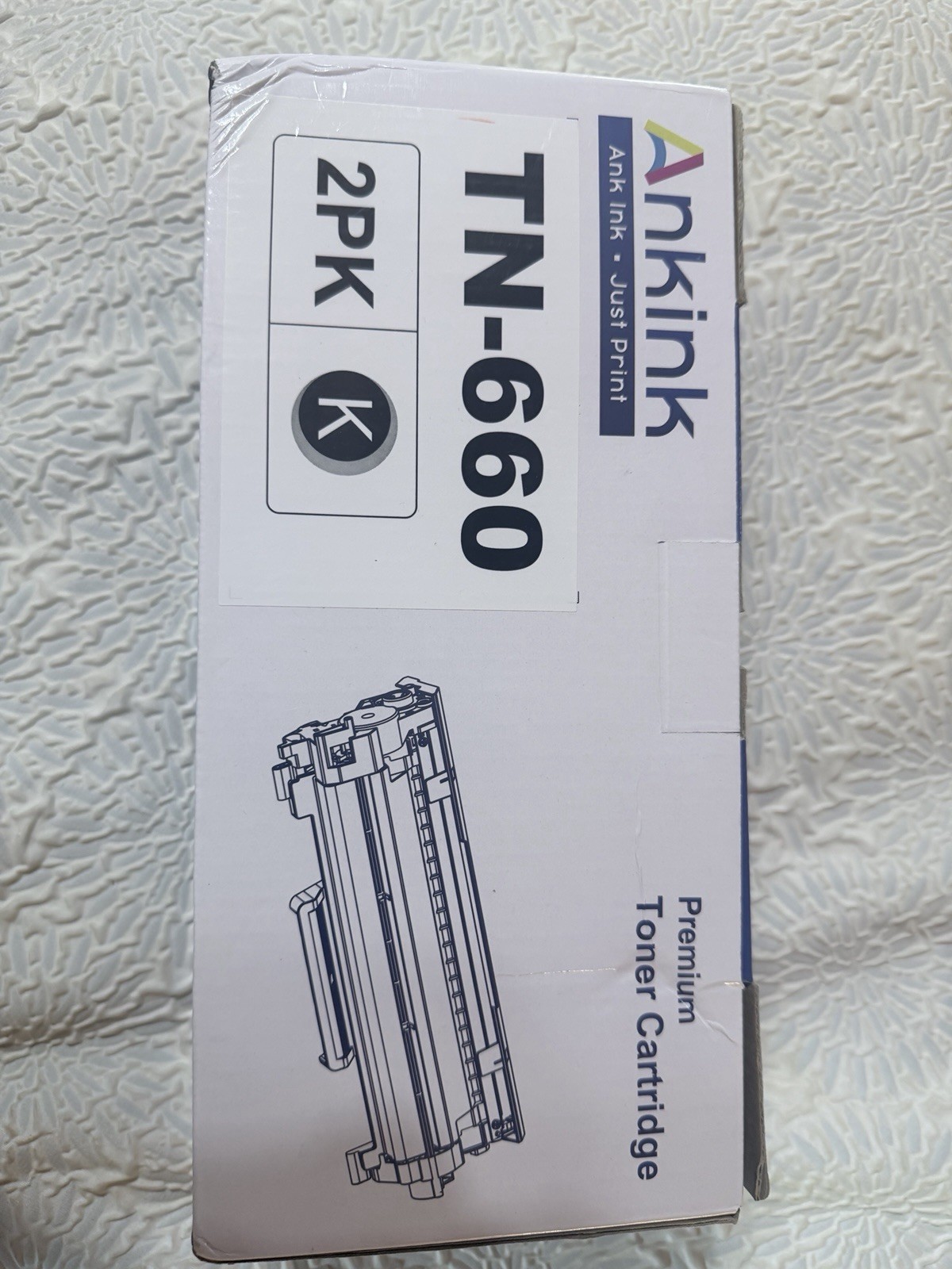 Ankink TN660 TN630 Black High Yield Toner Cartridge 2-Pack Brother Compatible