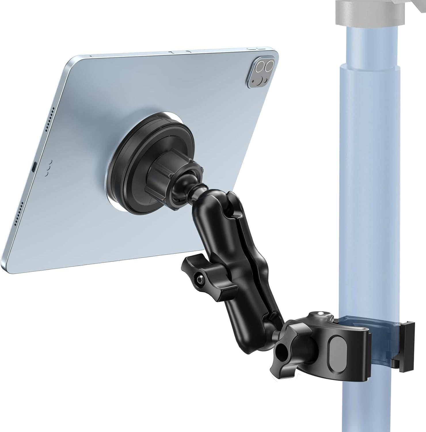 OHLPRO Magnetic Tablet Holder for Mic Stand,360° Adjustable Microphone Music Sta