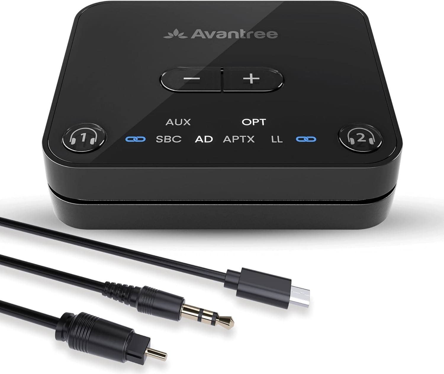Avantree Audikast 3 - Bluetooth 5.3 Transmitter for TV Audio with aptX... 