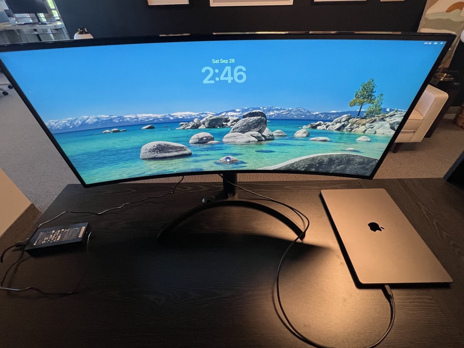 LG 34WN80C-B 34" Curved UltraWide IPS Monitor 3440x1440 USB-C 60W HDR10 w/ Box