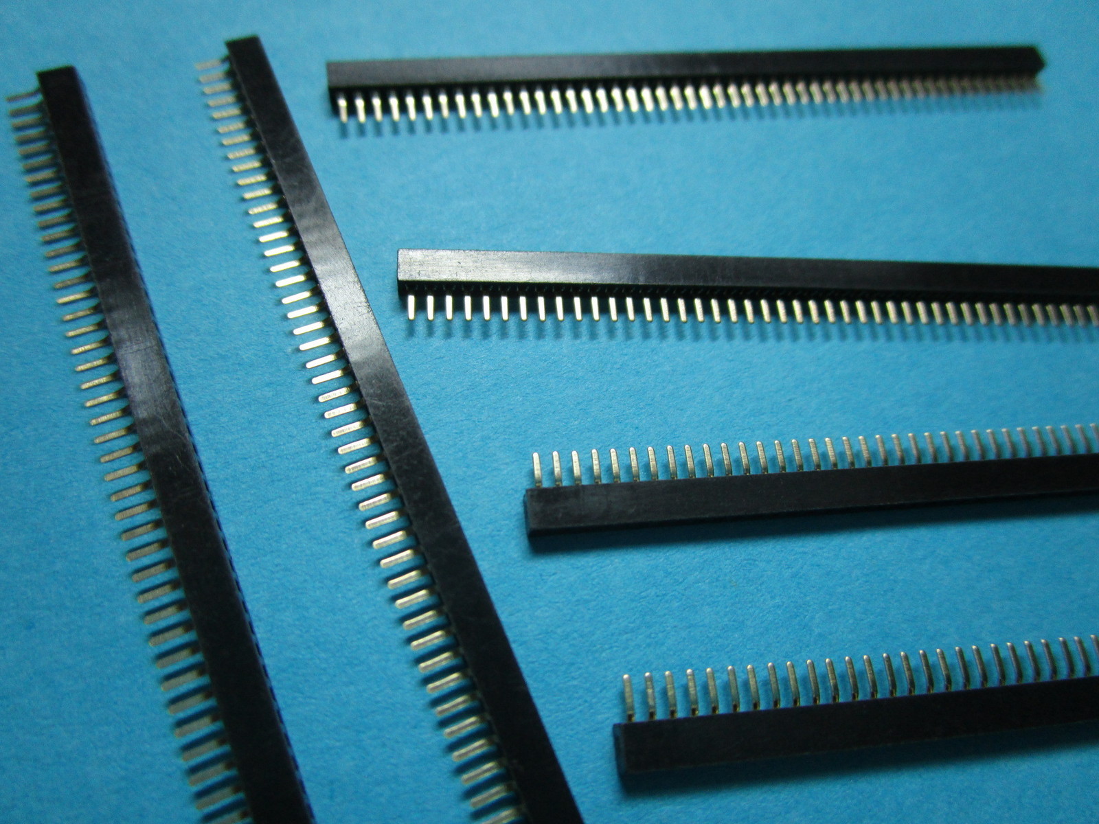 12 pcs Pitch 1.0mm 1x50 50pin Breakable Pin Header Female Single Row Strip New