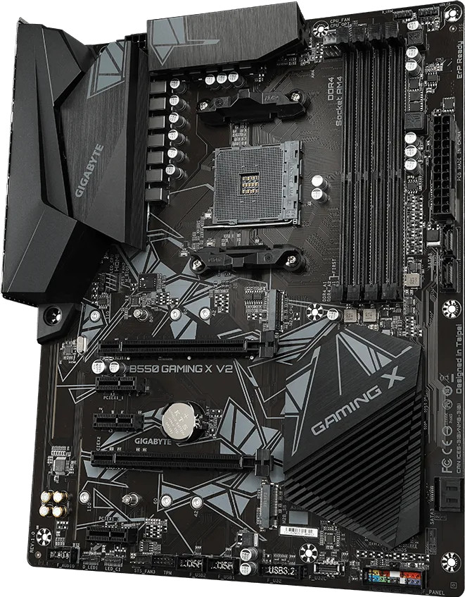 GIGABYTE B550 Gaming X V2 AM4 Motherboard + 1 Stick of 16 GB Corsair Ram